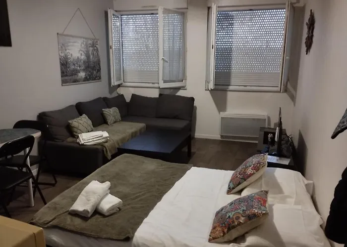 Апартаменты Mon Paisible Rez De Chausse Wifi Parking Un-sejour-a-part Мец